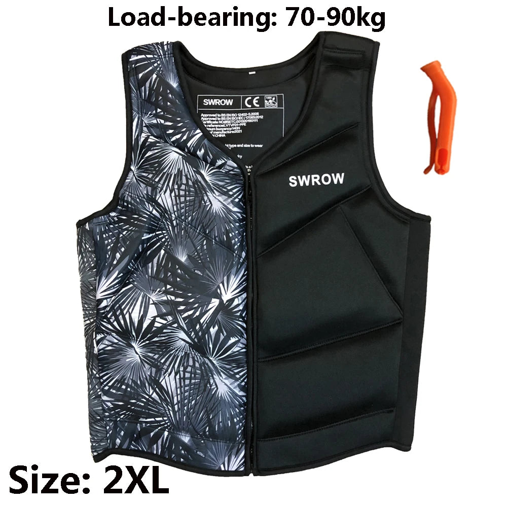 Neoprene buoyancy vest for adults and children – water sports