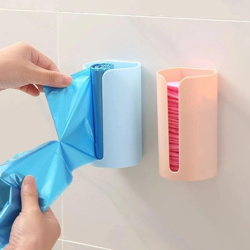 Dispenser da parete in plastica per sacchetti, organizzatore estraibile da…