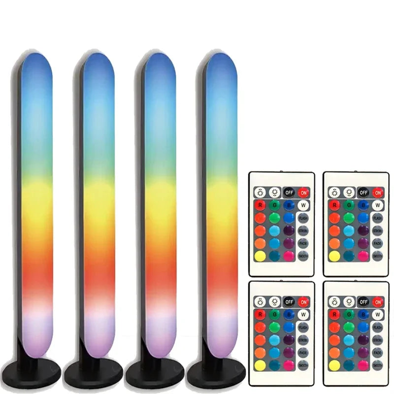 Barra LED RGB con sincronizzazione musicale, telecomando, per gaming, TV e…