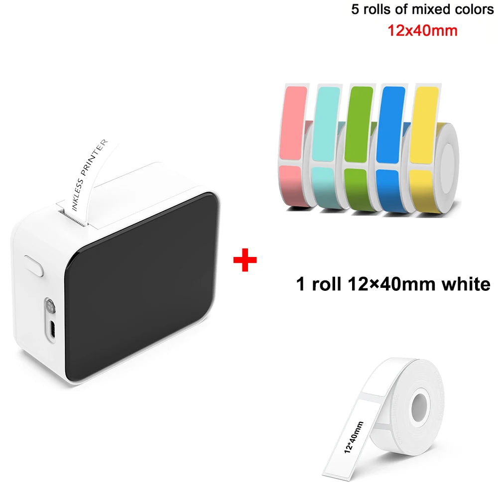 Stampante termica portatile Mini P15 Bluetooth per etichette 15 mm