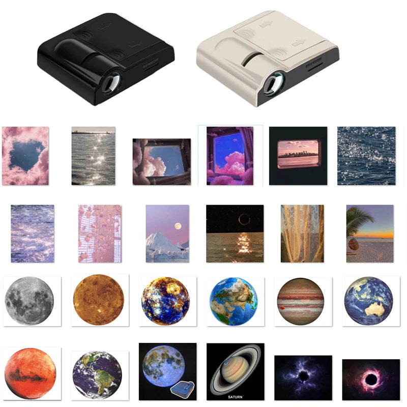 Proiettore Lampada Planetaria Sunset Galaxy Aurora Paesaggio