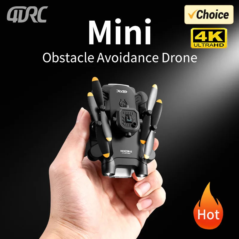 Mini Drone 4K con Doppia Camera, Evitamento Ostacoli a 5 Lati e Ali Pieghevoli…