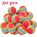 Palline EVA arcobaleno per cani e gatti – Set da 5, 10 o 30 pezzi