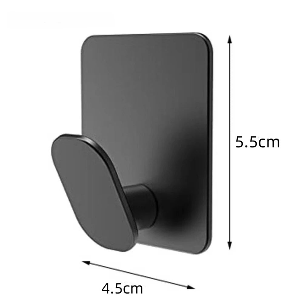 Ganci da parete adesivi in acciaio inox per bagno e cucina – set da 4 pezzi