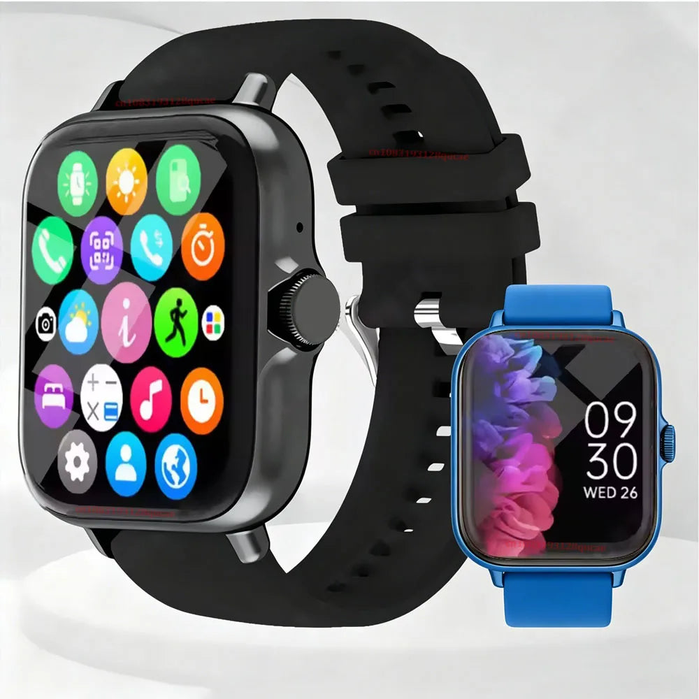 Smartwatch 2.01'' Waterproof Fitness con Monitor Cardiaco e Chiamate