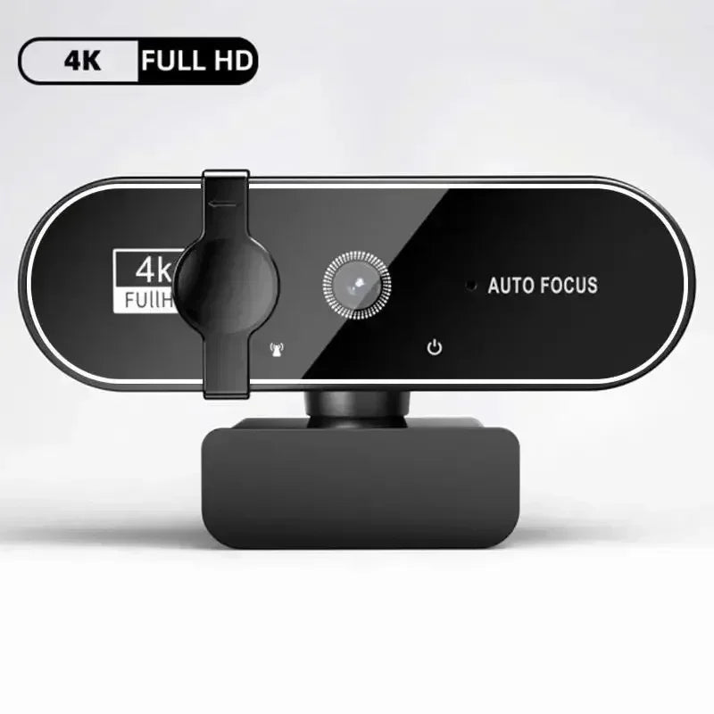 Webcam 4K Full HD con Autofocus e Microfono Integrato – USB 2.0