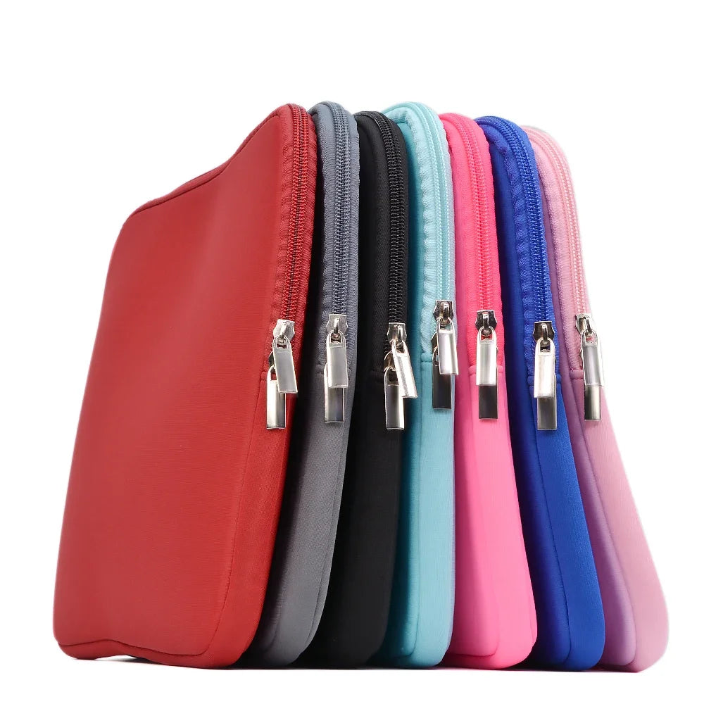 Soft Cotton Laptop Sleeve Bag Case For Notebook Tablet Cover 11" 12" 13" 15" 15.6" For Macbook Retina 13 Xiaomi Huawei HP Dell
