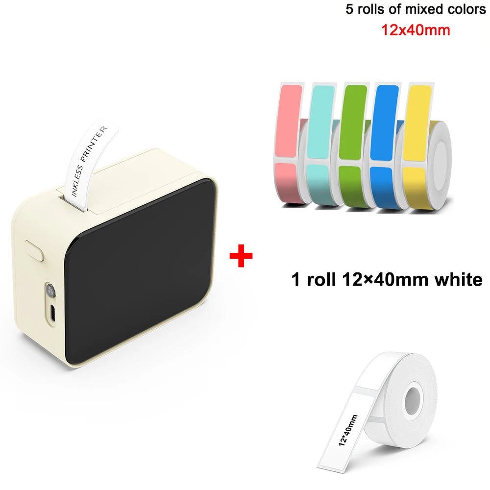 Stampante termica portatile Mini P15 Bluetooth per etichette 15 mm