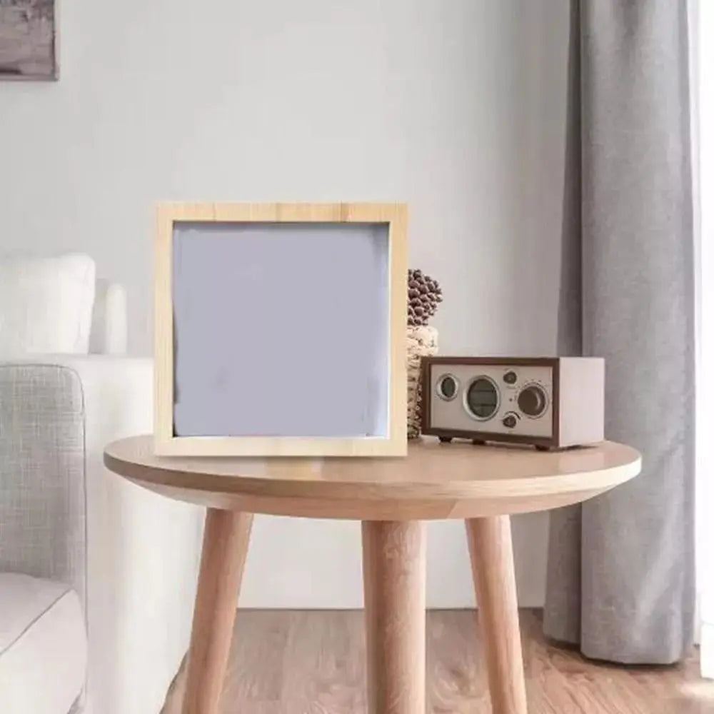 New Wall Mounted Travel Shadow Box Top Loading Transparent Ticket Shadow Box Square Simple Photo Frame Home Decor