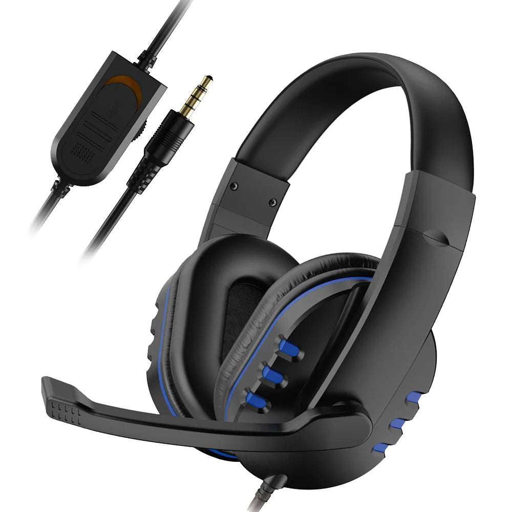Headset Gaming Cablato 3.5mm con Microfono e Cancellazione Rumore – Compatibile…