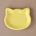 Ciotola per gatto a forma di gatto antiscivolo in plastica – 4 colori