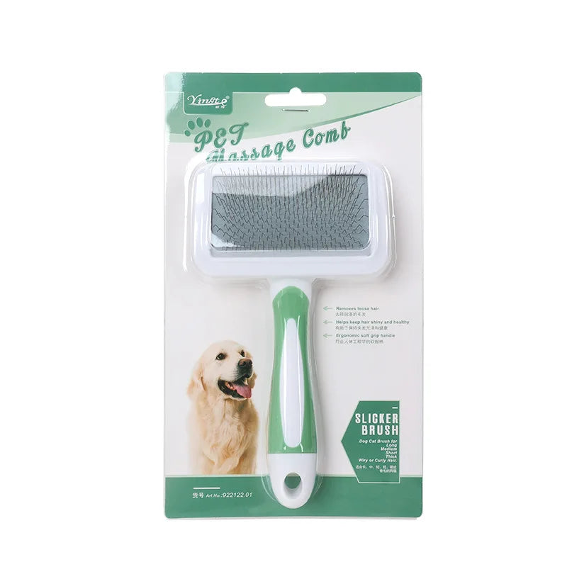 Spazzola slicker per cani e gatti – Rimuove il sottopelo e i peli morti