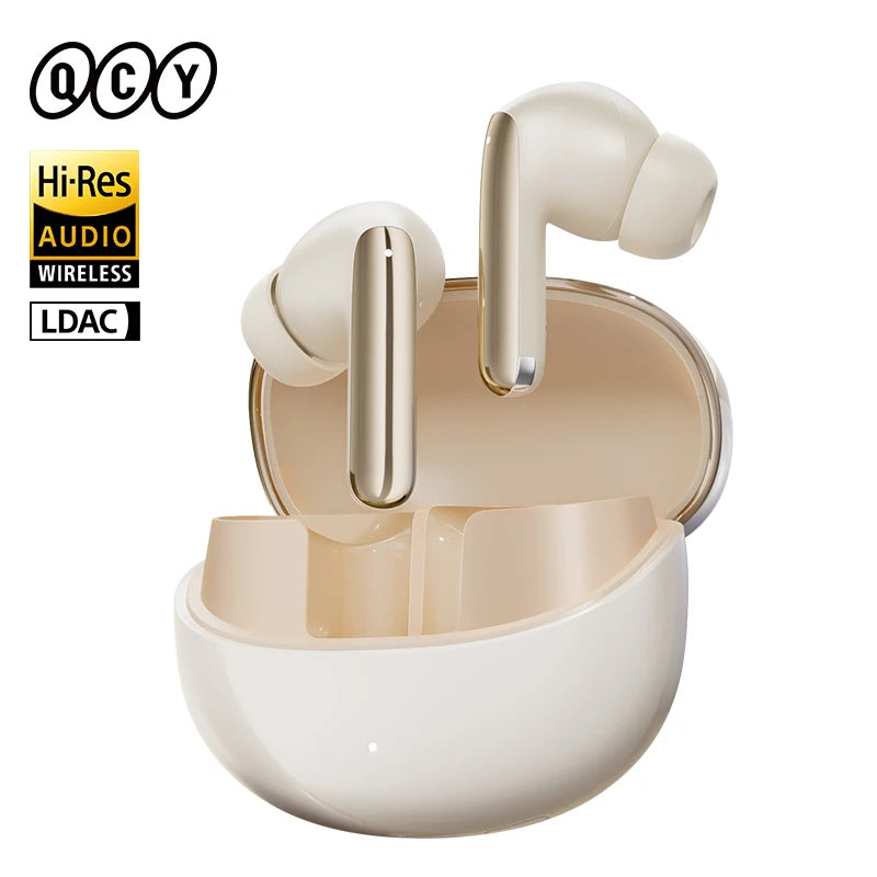 Auricolari true wireless con ANC adattivo 46 dB, Bluetooth 5.3, LDAC, 34h