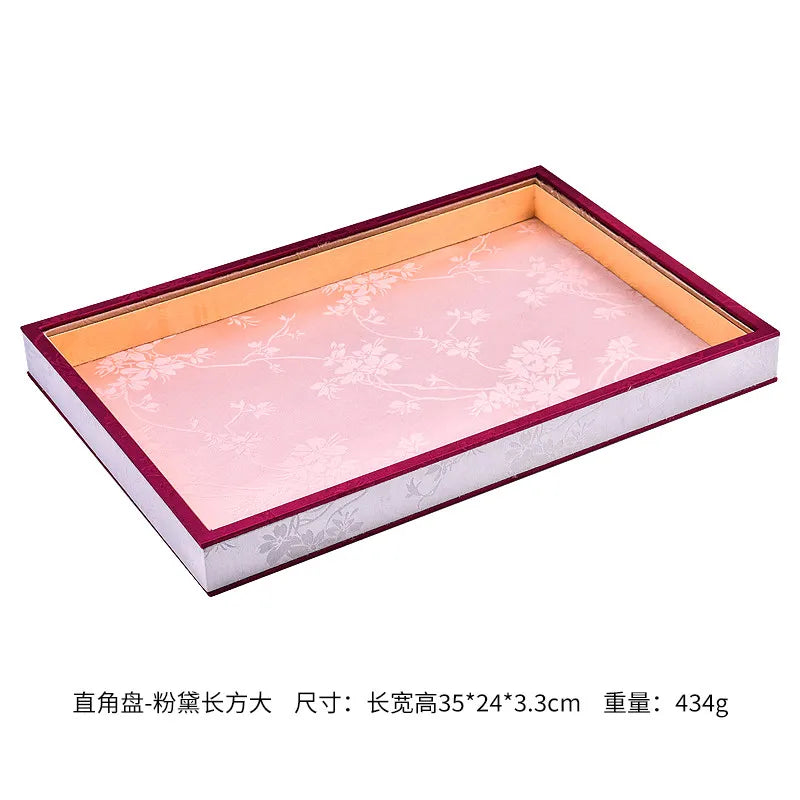Boîte à bijoux en bois massif, coffret de rangement de luxe pour bagues et boucles d'oreilles, présentoir rétro pour colliers et bracelets, vitrine de joaillier.