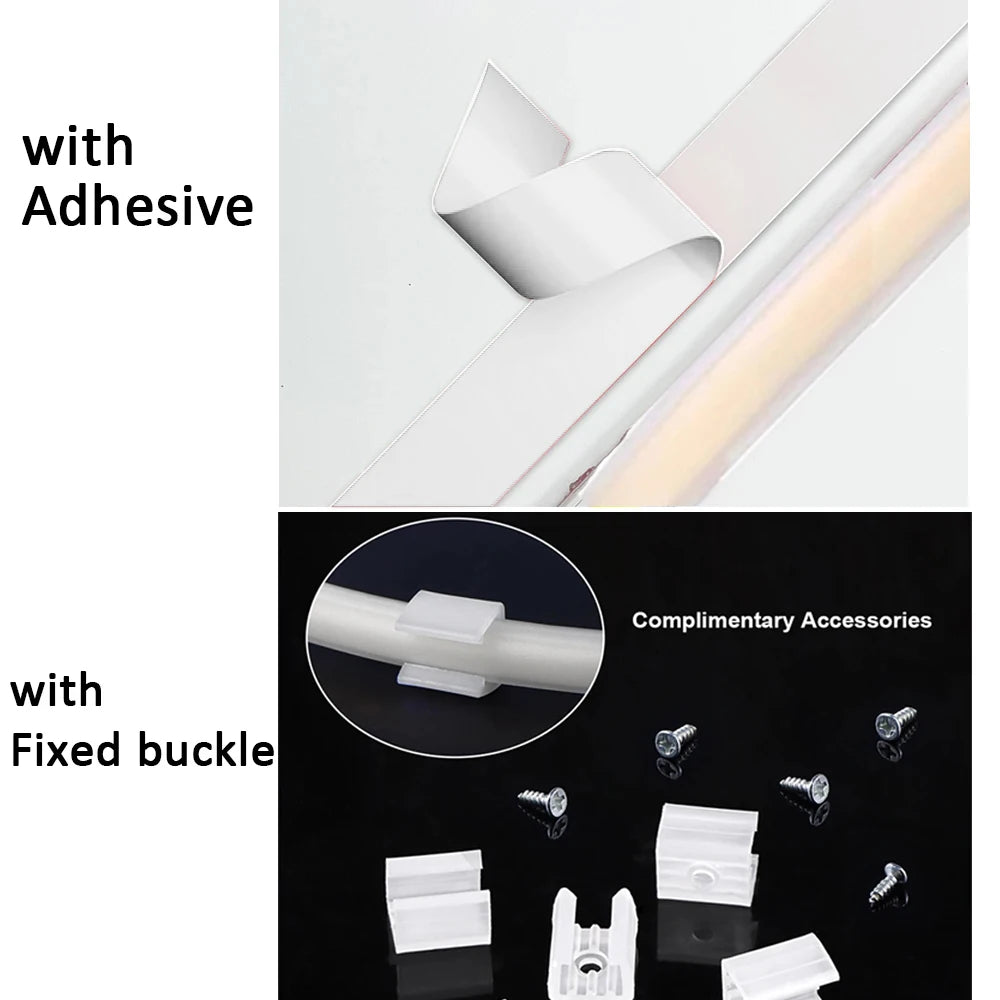Striscia LED COB 220V IP65 – luce calda/fredda per casa e giardino