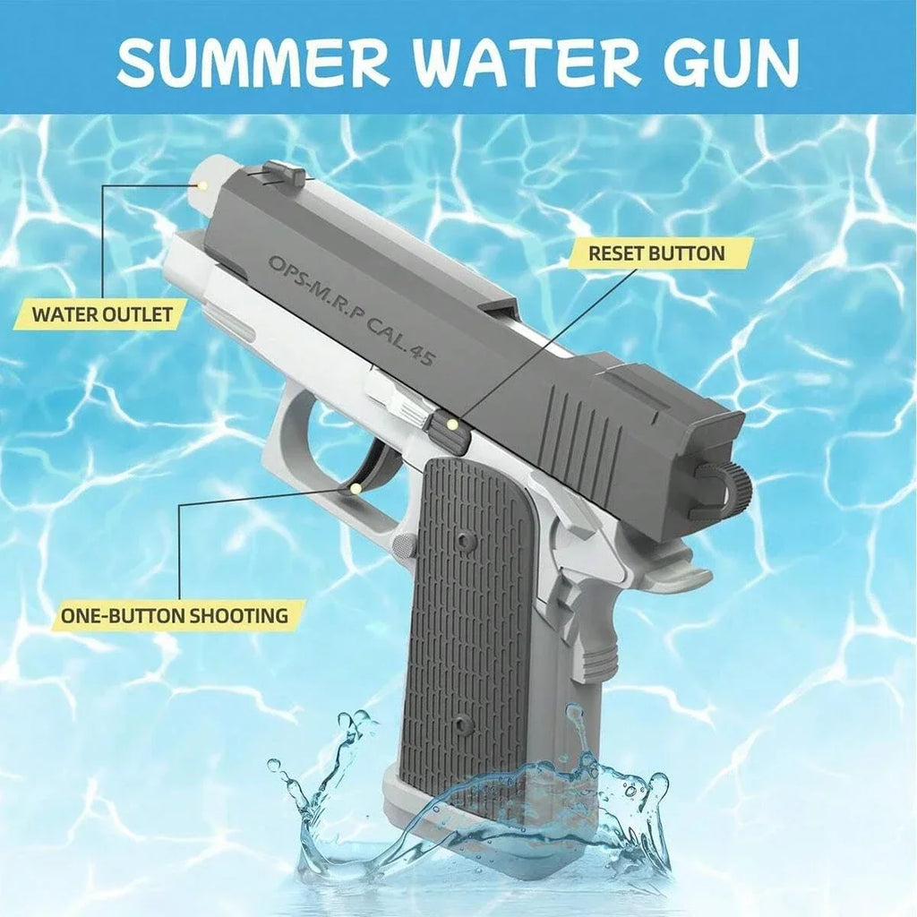 Pistolets à eau jouets, pistolets pulvérisateurs, jeux de tir pour piscine et plage, blaster à eau manuel à jet continu pour enfants et adultes.