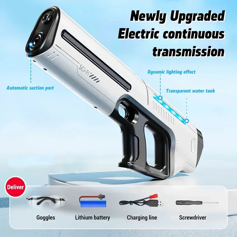 Pistolet à eau électrique automatique haute capacité – Jeu d'été