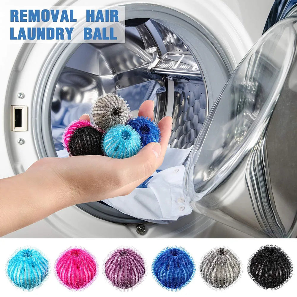 Set 6 palline in nylon per asciugatrice e lavatrice, rimuove peli di cane e…