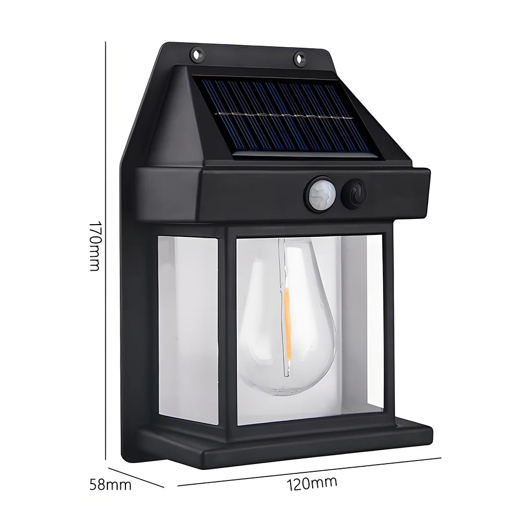 Lampada Solare da Parete per Esterni — LED Impermeabile, Zero Bolletta