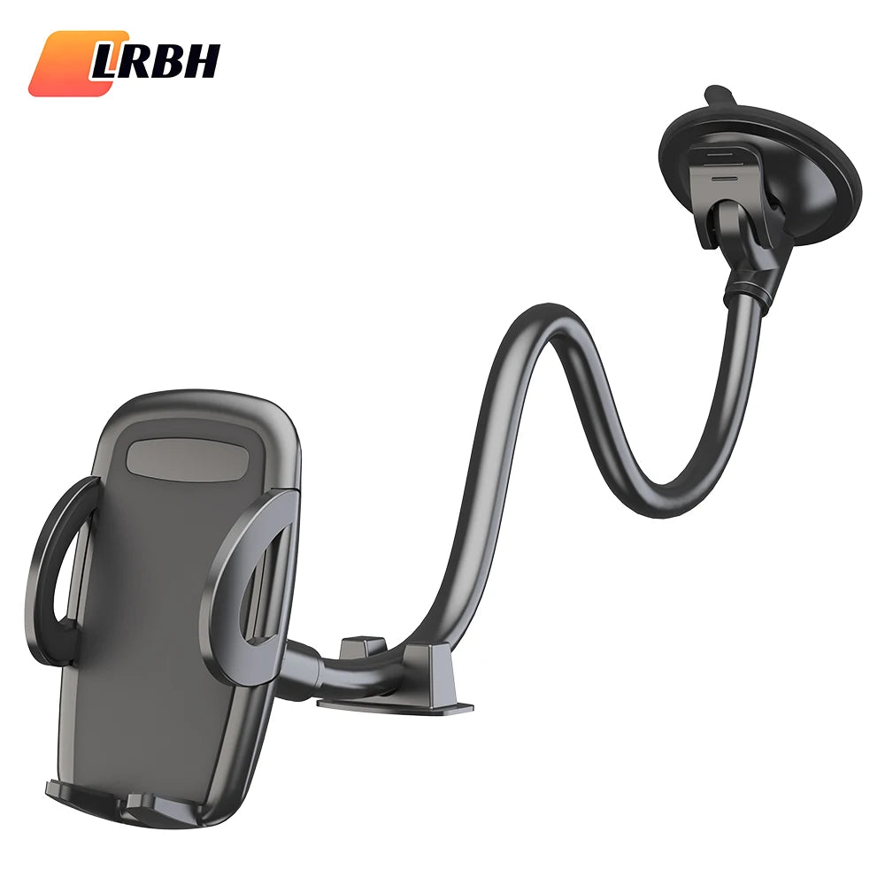 Supporto per cellulare da auto con braccio flessibile da 30 cm anti‑vibrazione