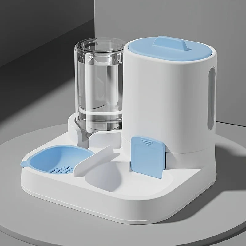 Distributore Automatico Acqua e Cibo per Gatti Gravity-Fed 1-Peck