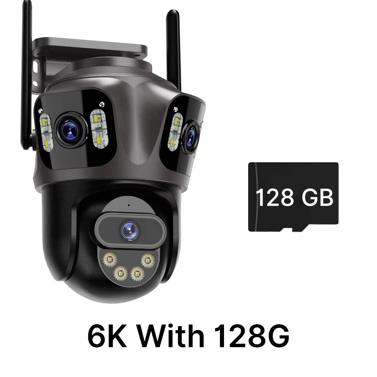 WONSDAR Outdoor Wifi PTZ Camera Three Lens or Dual Lens IP Camera Auto Tracking Color Night Vision Video Surveillance CCTV ICsee