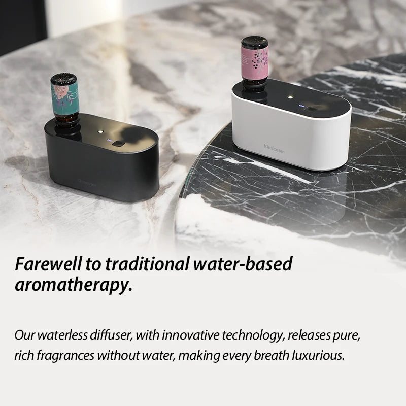 Diffusore d'Aroma Portatile Senza Acqua – Compatto, 3 Velocità, Batteria…