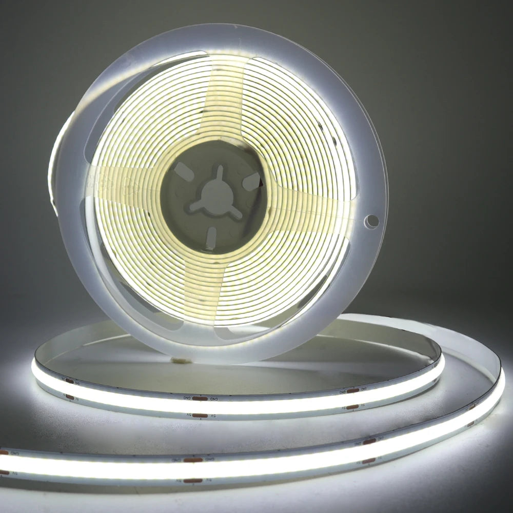 Striscia LED COB 5V USB 320 LED/m – Luce flessibile multicolore per casa