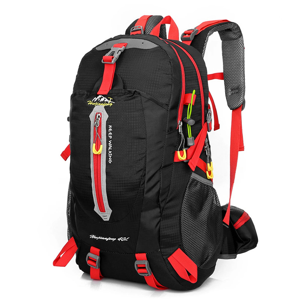 Sac à dos de voyage 40L imperméable pour trekking, randonnée et ordinateur portable