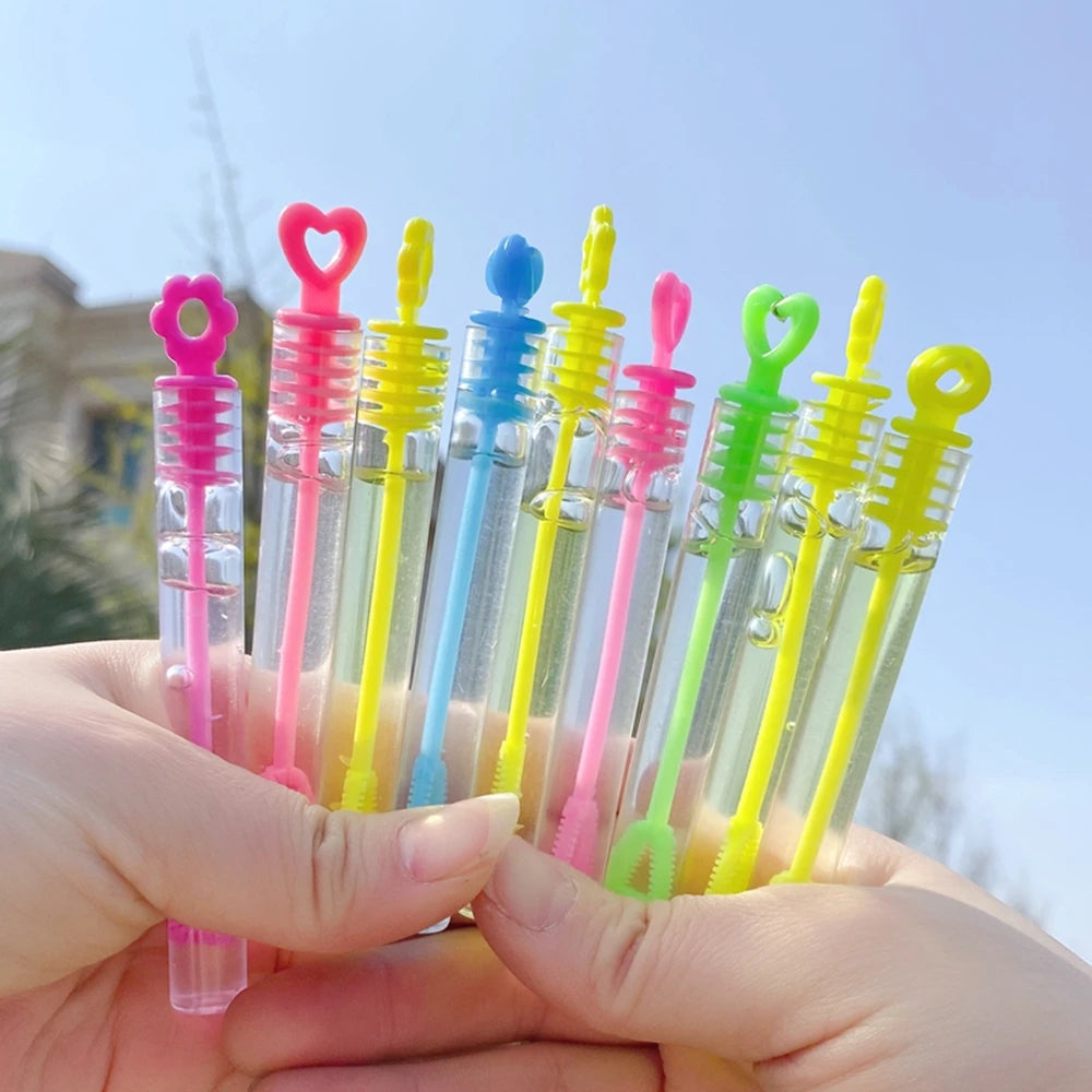 Mini tubo vuoto per bolle – gadget colorato per feste e regali