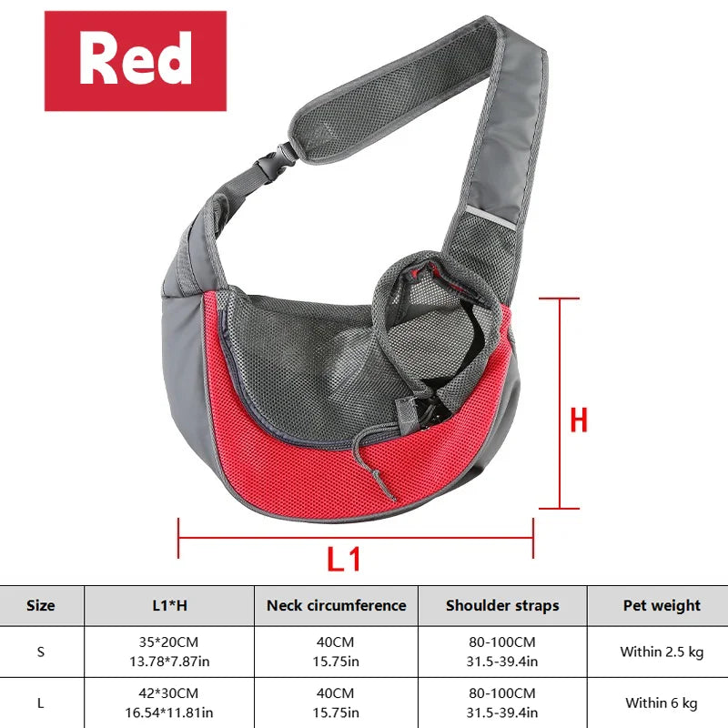 Zaino trasportino per cane e gatto, zaino crossbody traspirante da 20 kg