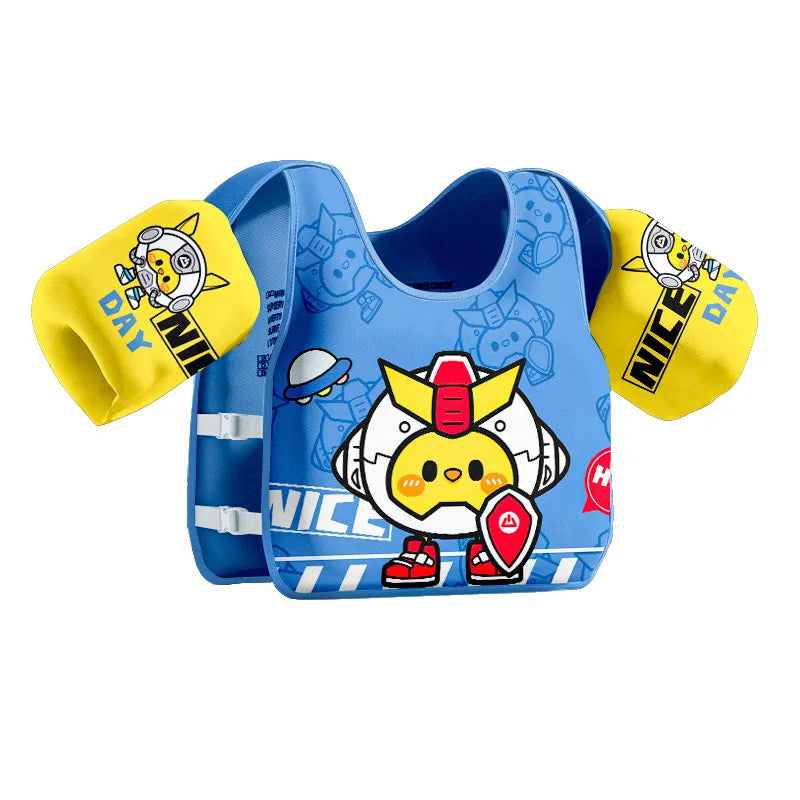 Gilet de natation avec brassards gonflables pour enfants – Coupe…