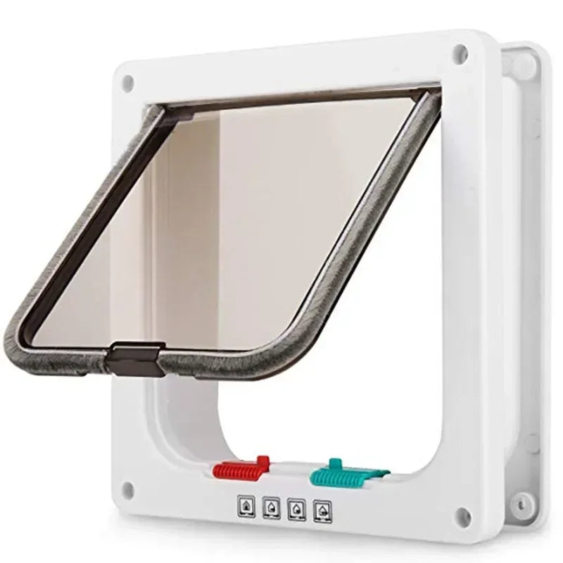 Porta Flap per Cani e Gatti con Blocco a 4 Direzioni – ABS Plastica