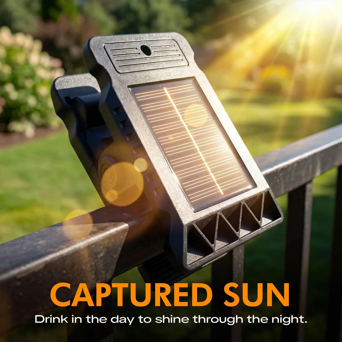 Lampada Solare a Clip da Esterno con Sensore di Movimento Impermeabile