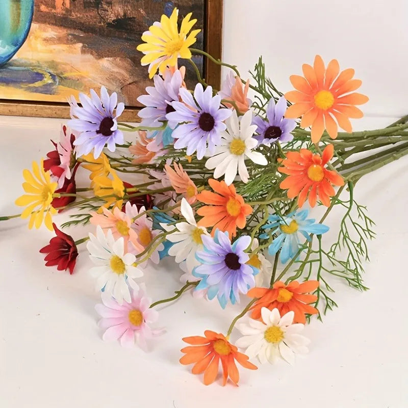 Bouquet di margherite artificiali 50 cm – 1/2/3 pezzi per decorazioni casa e…