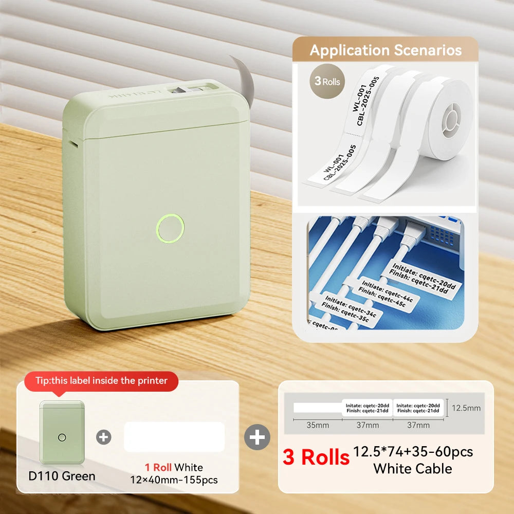 Stampante termica portatile Mini wireless per etichette adesive