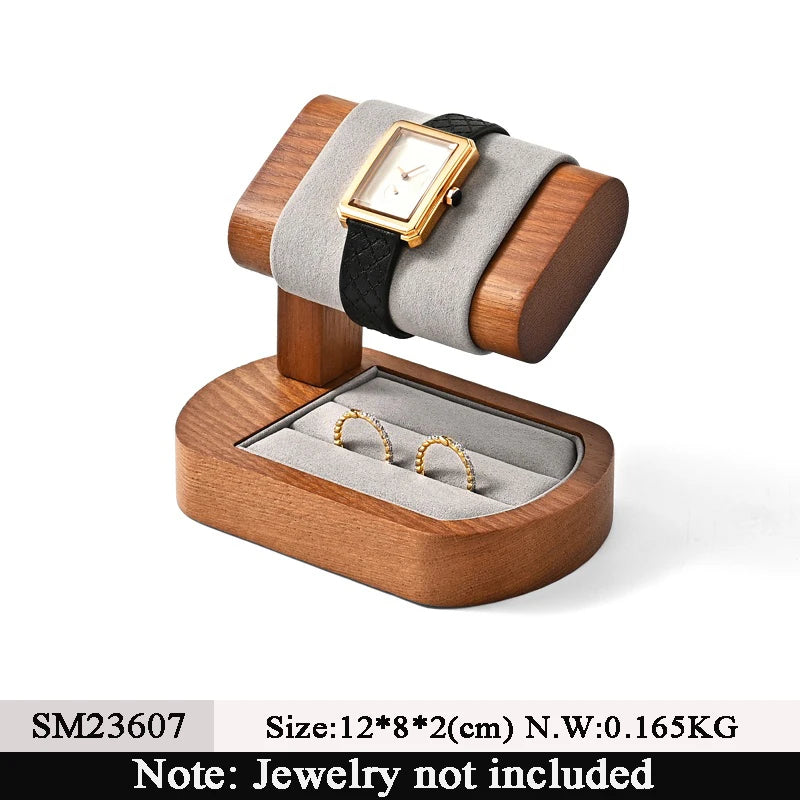 Oirlv Wooden Watch Stand Bracelet and Bangle Display Stand for Entryway Decoration Jewelry Storage Gifts Wholesale Display racks