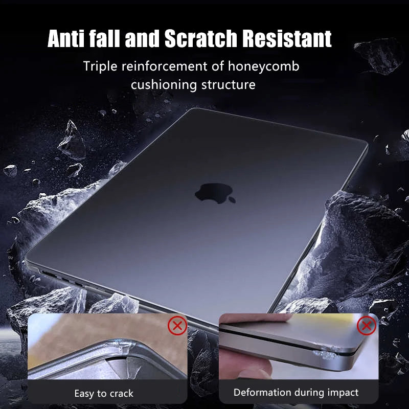 Ultra Thin 2026 M5 Laptop Case For MacBook Air 13 15.3 13.6 Case M4 M2 M3 Funda Macbook Pro 13 M1 14.2 16 16.2 Case 2026 Neo A18