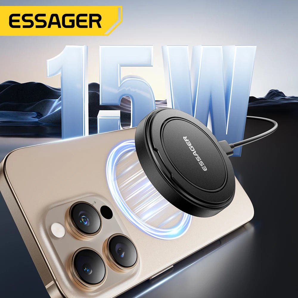 Ricarica wireless magnetica 15W – Supporto rapido per iPhone, Samsung e Xiaomi