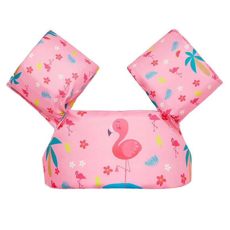 Gilet de natation pour enfants avec brassards intégrés – Aide à la natation 2-6…