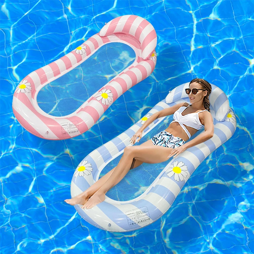 Gondola gonfiabile extra large per adulti – sdraio per piscina, lago e mare