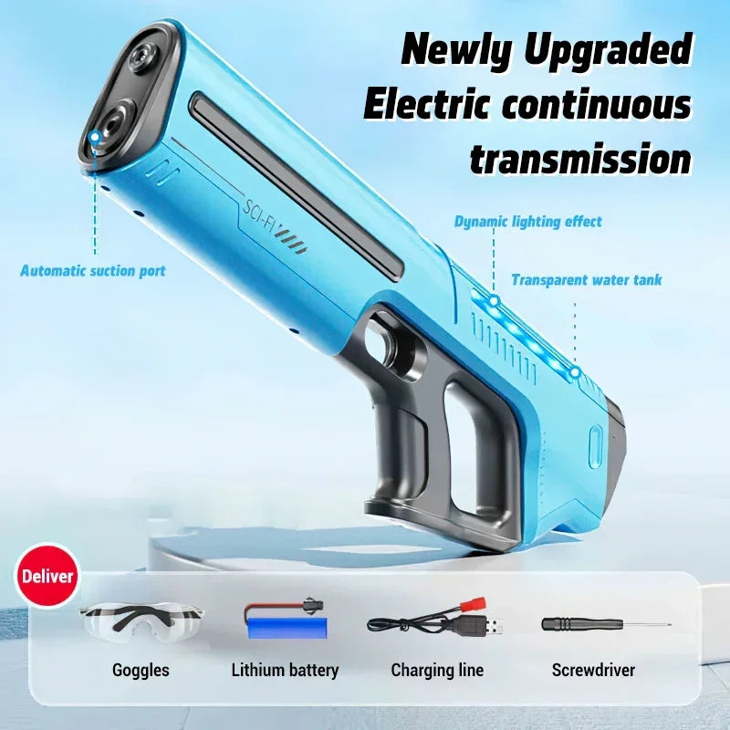 Pistola d'Acqua Elettrica Automatica ad Alta Capacità – Gioco Estivo