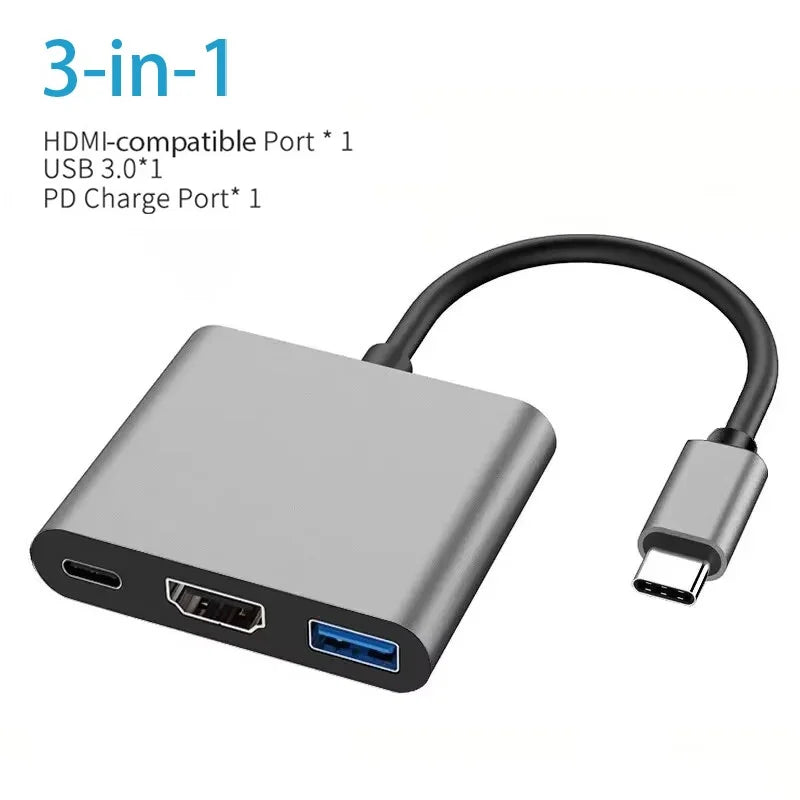 Hub USB‑C Thunderbolt 3 11‑in‑1 con HDMI 4K, PD 87 W e pulsante privacy