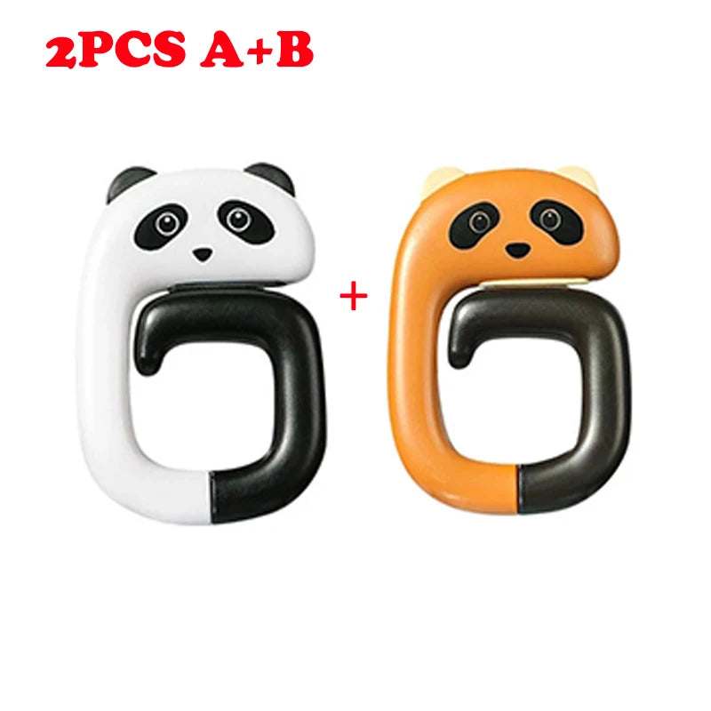 Gancio Portatile per Borsa e Accessori – Animale, Plastica, 4 Colorazioni