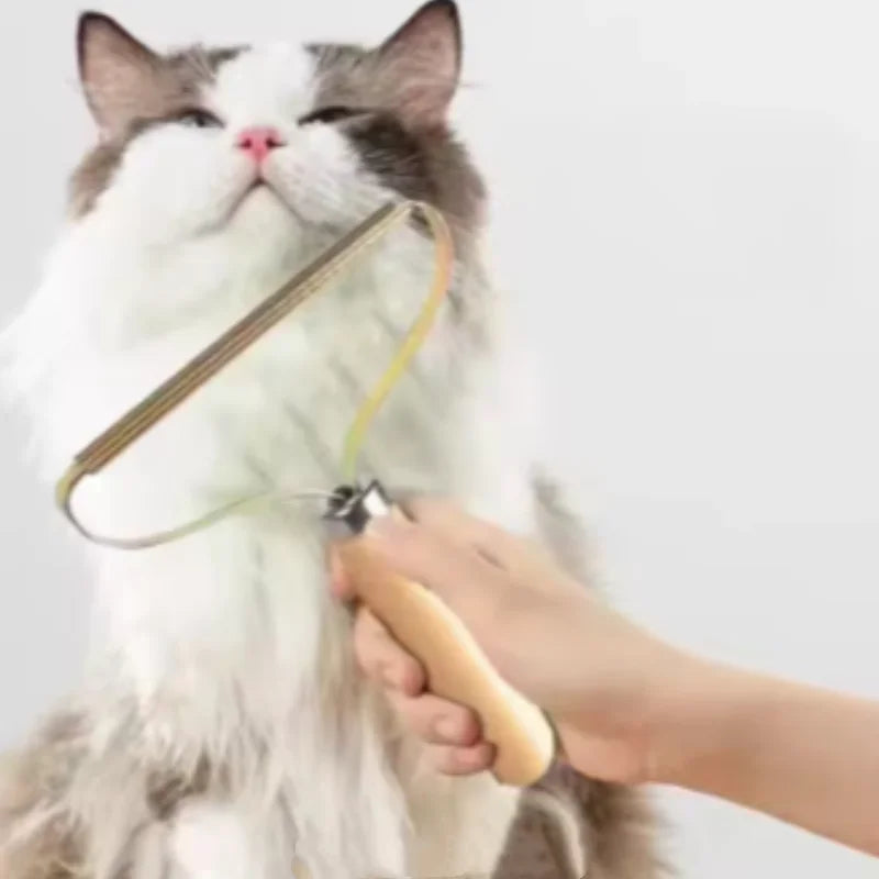 Spazzola Manuale Portatile per Rimozione Peli di Cani e Gatti