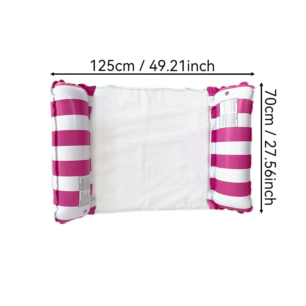 Matelas gonflable pliable pour piscine et mer – fauteuil flottant à…