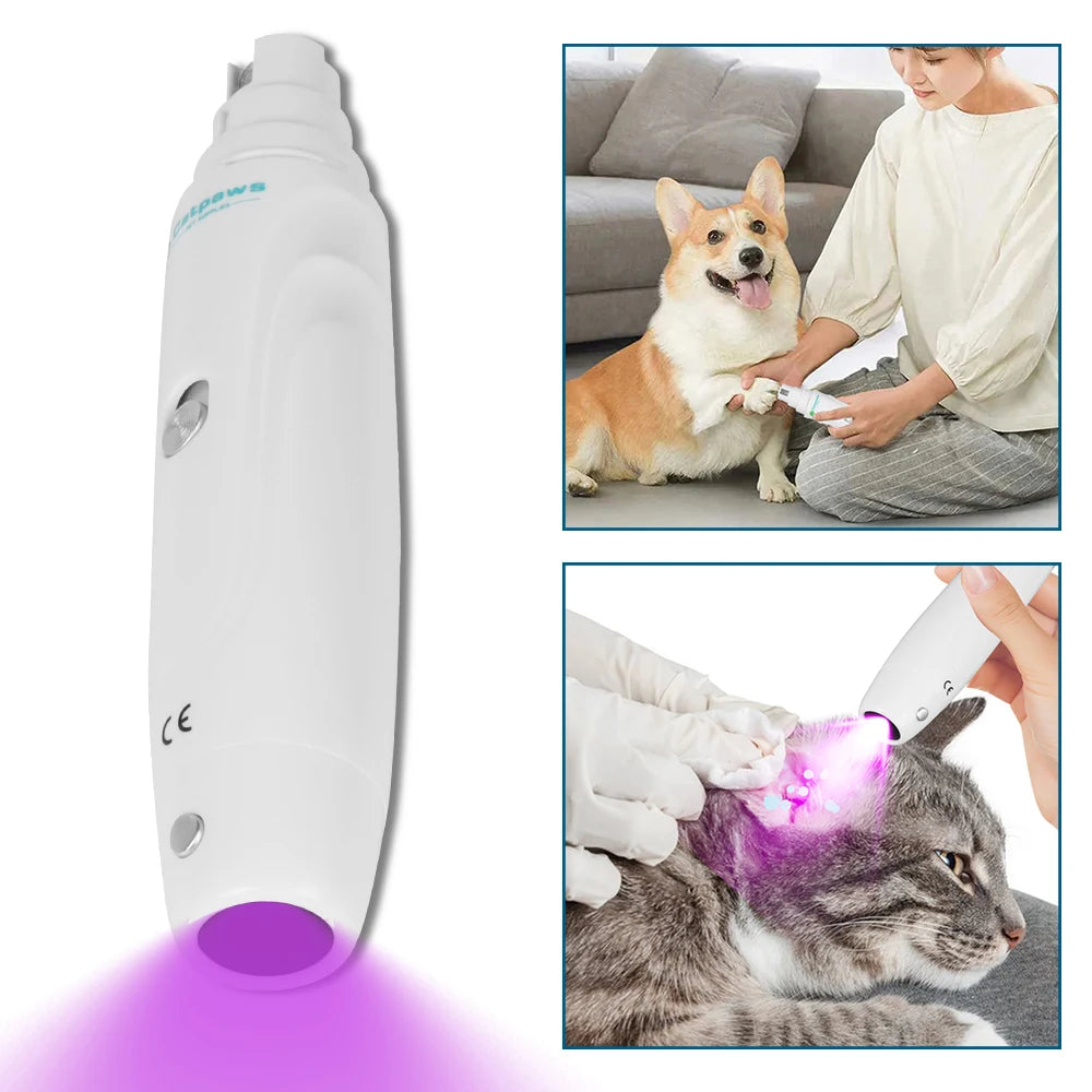 Trimmer Elettrico per Unghie di Cani e Gatti - Ricaricabile USB-C, Silenzioso