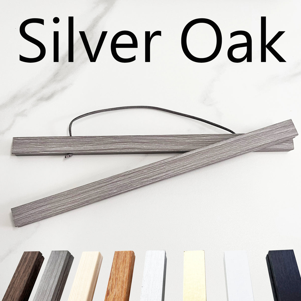 Cornice foto in legno 8 colori – Stile rustico, supporto magnetico, 21‑50 cm