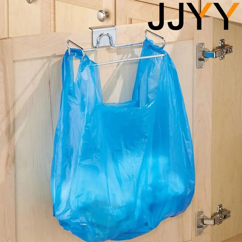 Porta sacchetti per spazzatura da cucina in acciaio inox – supporto da armadio