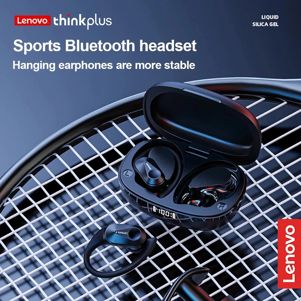 Cuffie wireless sport con ANC, Bluetooth 5.3, LED batteria, microfono